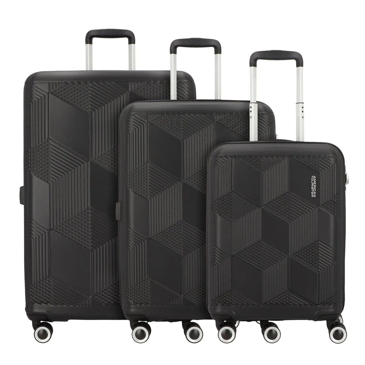 American Tourister Trolleyset Sunchaser, 4 Rollen, 3-teilig, ABS