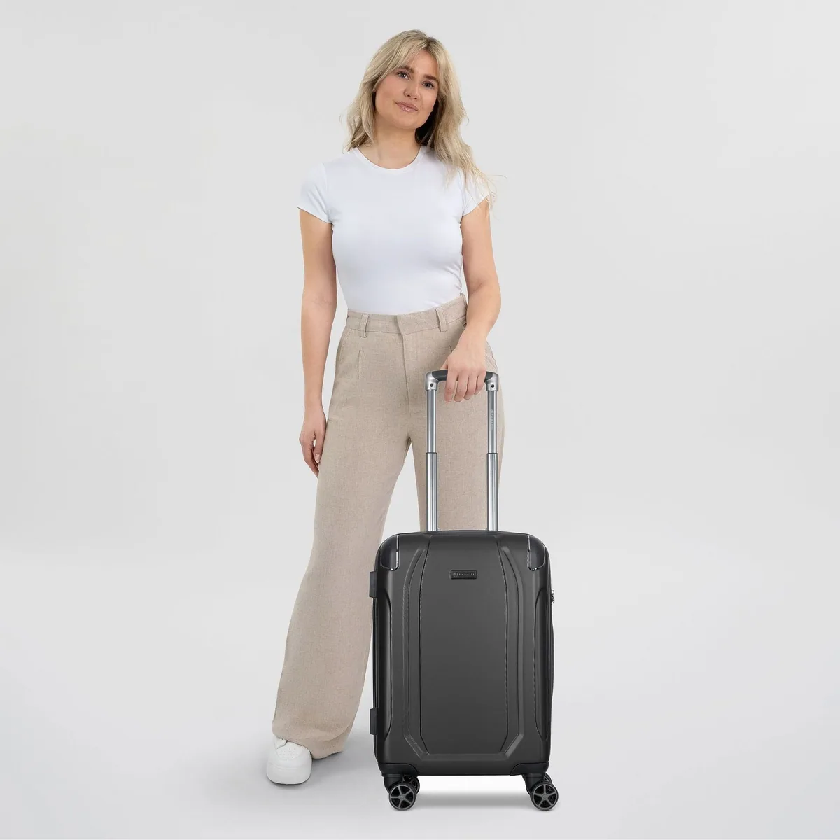 bugatti Valencia Handgepäck-Trolley, 4 Rollen, ABS-Material 3