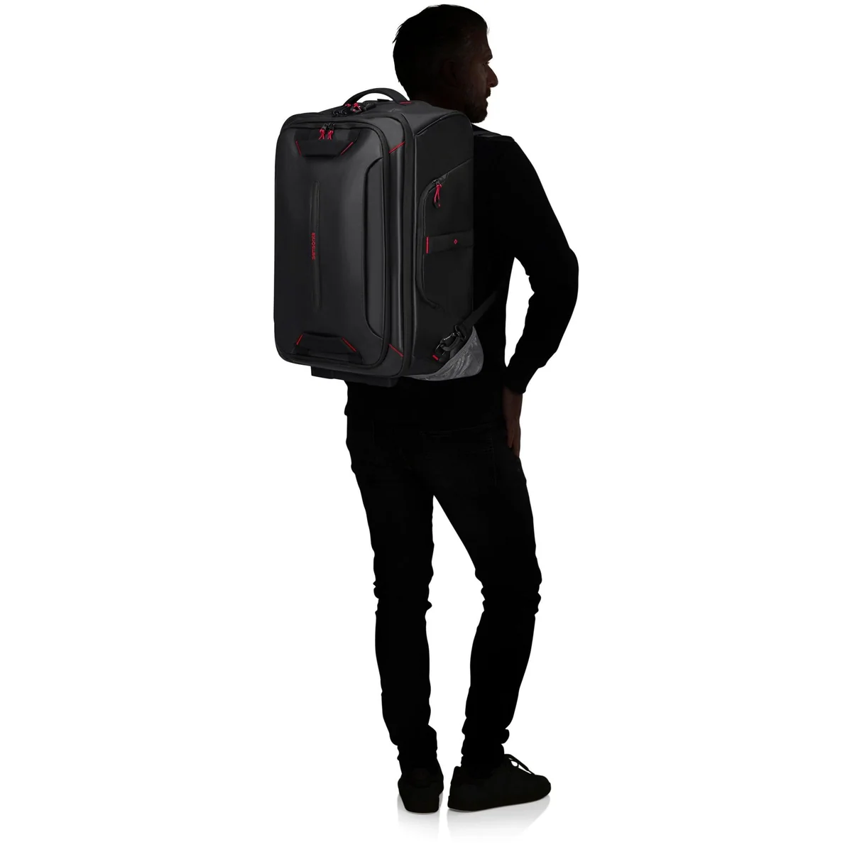 Samsonite ECODIVER Reisetasche, Trolley- und Rucksackfunktion, recycelte Materialien 2