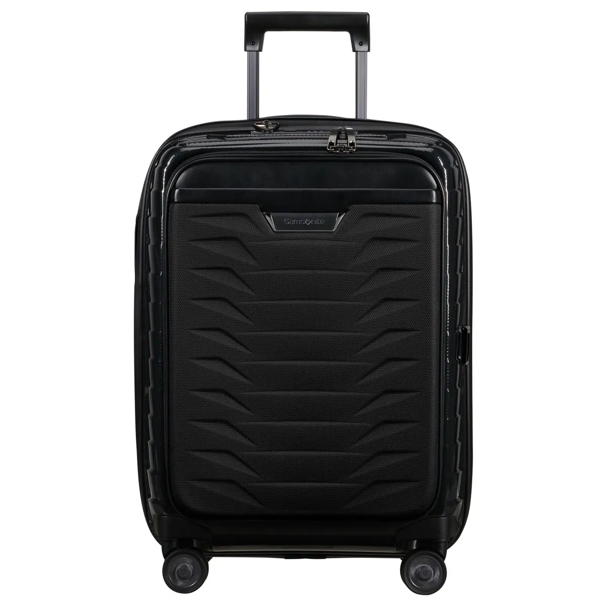 Samsonite PROXIS Hartschalen-Trolley, leicht, 4 Rollen, flexibles Roxkin Material 3
