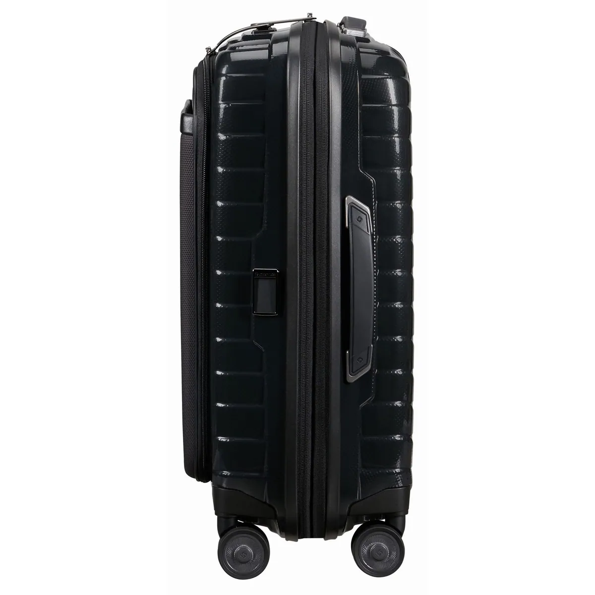 Samsonite PROXIS Hartschalen-Trolley, leicht, 4 Rollen, flexibles Roxkin Material 5