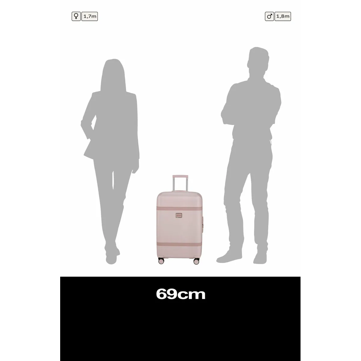 Samsonite IMAGE Hartschalen-Trolley, 4 Rollen, Teleskopgriff, Premium-Nassbeutel 2