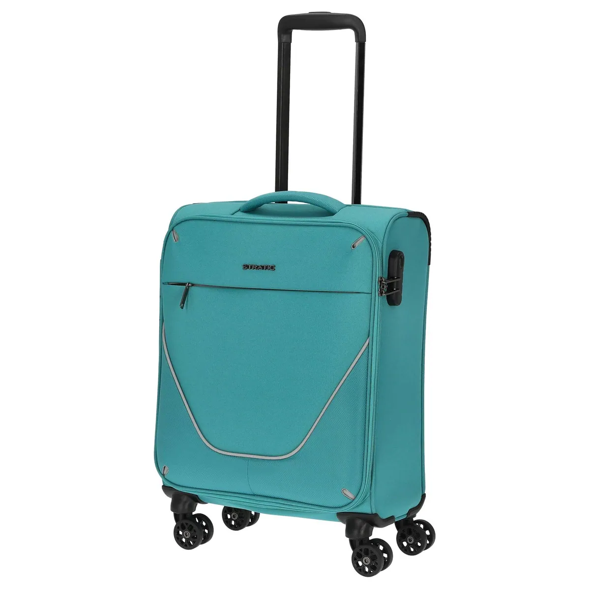 Stratic Strong 4-Rollen-Trolley S, 55 cm, 4 Rollen, TSA-Schloss 2