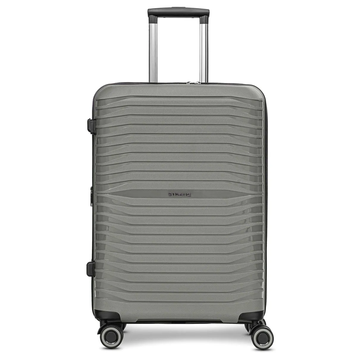 Stratic Shine Hartschalen-Trolley, 4 Rollen, robustes Polypropylen