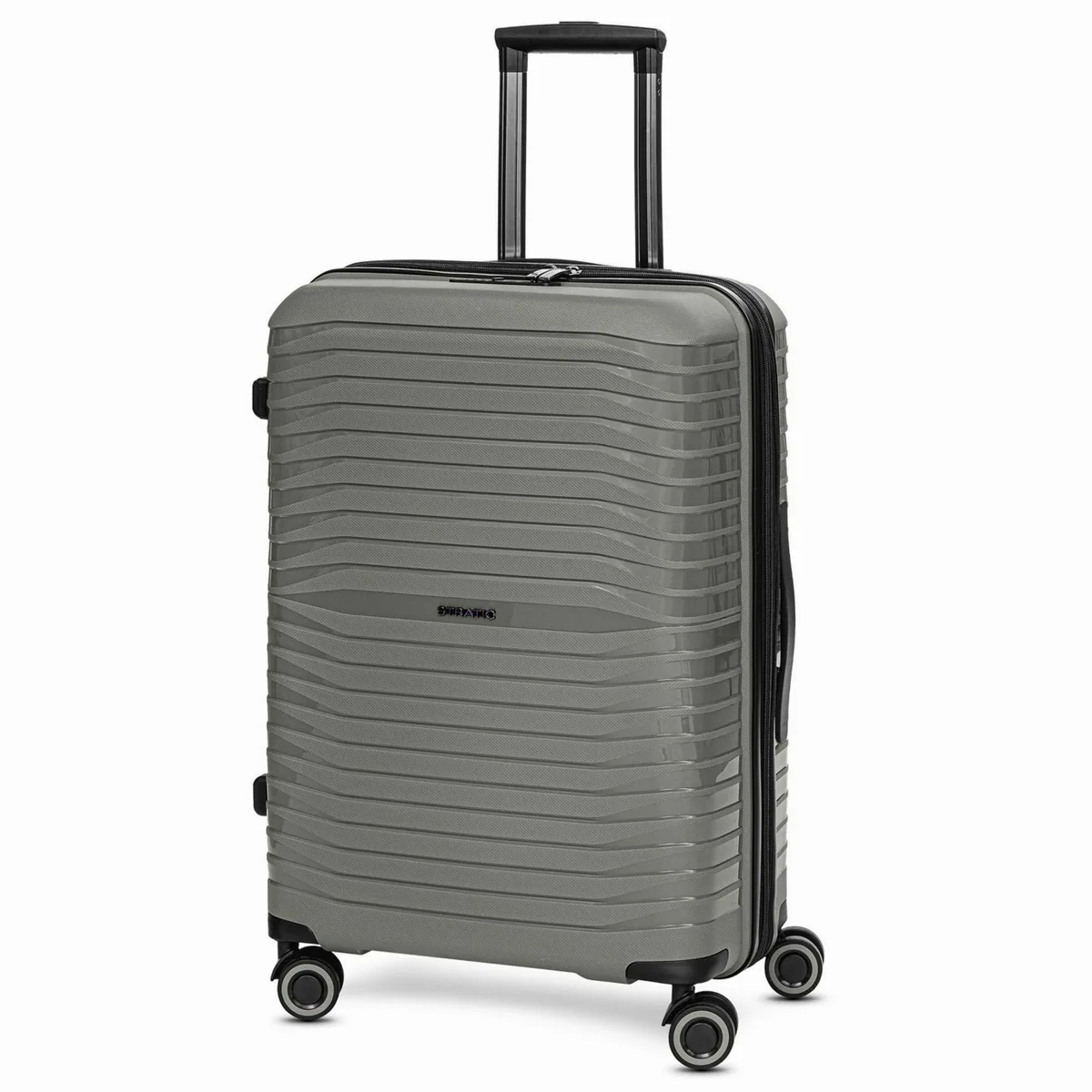 Stratic Shine Hartschalen-Trolley, 4 Rollen, robustes Polypropylen 4