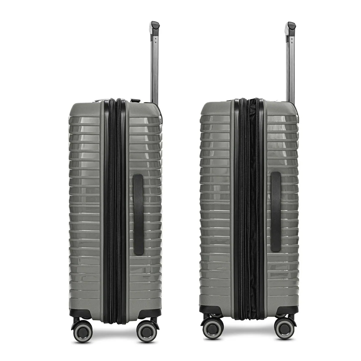 Stratic Shine Hartschalen-Trolley, 4 Rollen, robustes Polypropylen 5