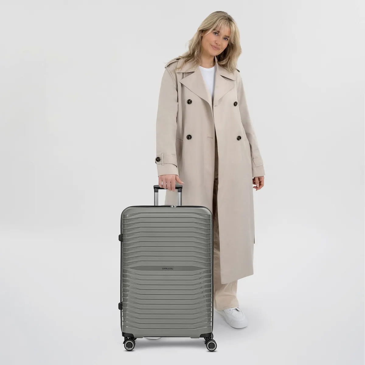 Stratic Shine Hartschalen-Trolley, 4 Rollen, Polypropylen 3