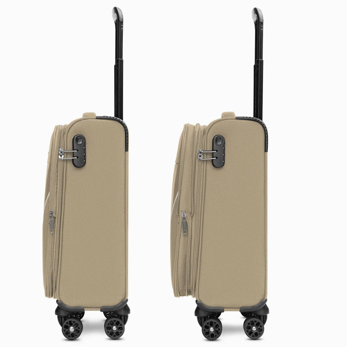 Stratic Handgepäck-Trolley taska, 4 Rollen, strapazierfähiges Polyester 5