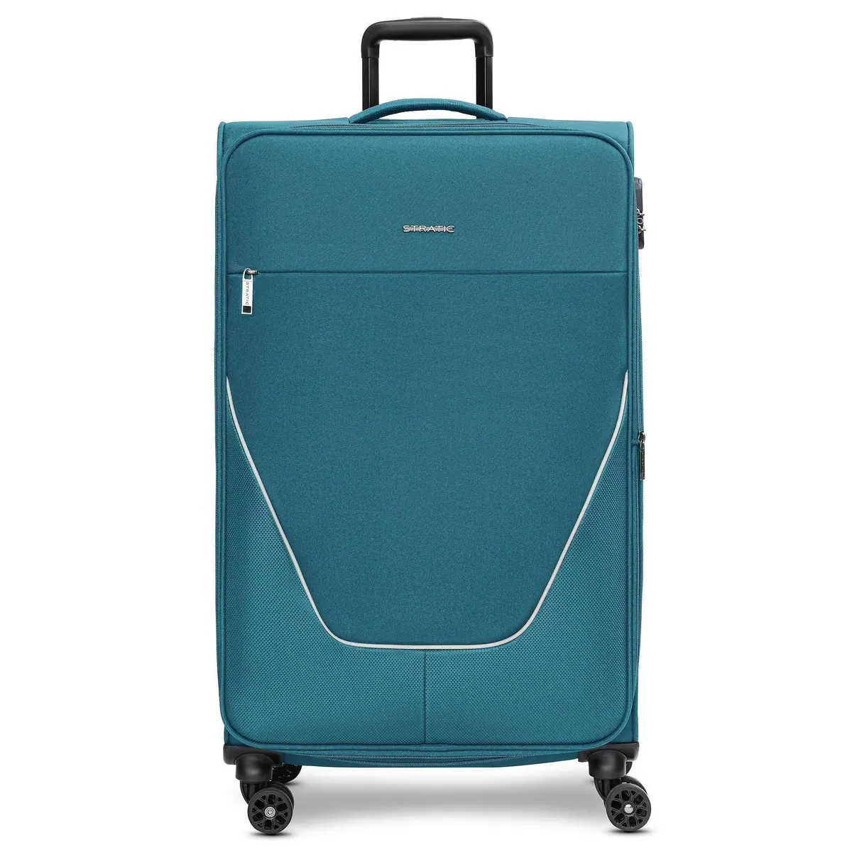 Stratic Weichgepäck-Trolley taska, 4 Rollen, Polyester, sicher, erweiterbar, verstellbarer Griff