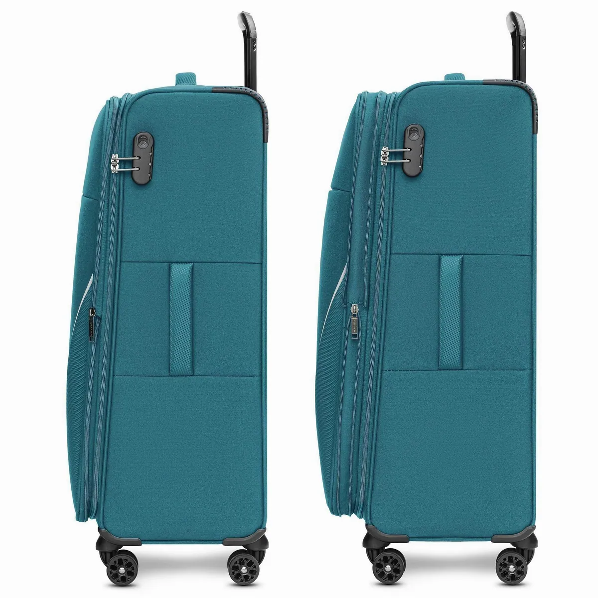 Stratic Weichgepäck-Trolley taska, 4 Rollen, Polyester, sicher, erweiterbar, verstellbarer Griff 5