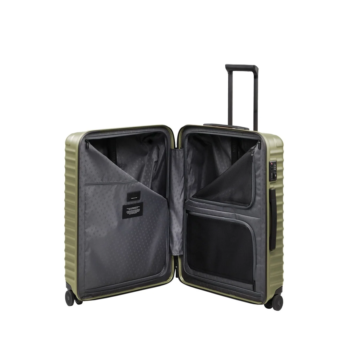 TITAN UPGRADE Trolley, kratzresistente Hartschale, 4 Rollen, clevere Innenaufteilung 4