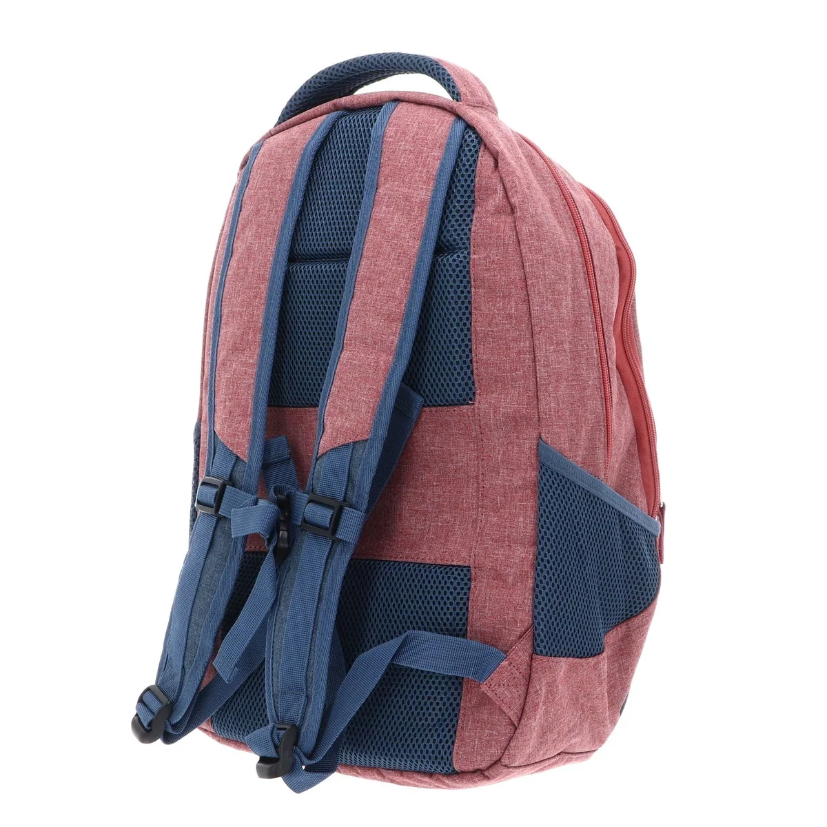 travelite Basic Melange Rucksack, gepolstertes Laptopfach, 22 l Volumen, atmungsaktive Rückseite 4