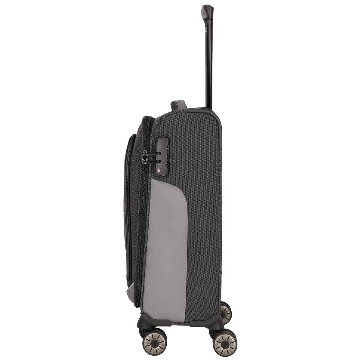travelite VIIA Weichgepäck-Trolley, 4 Rollen, praktische Vortaschen 3