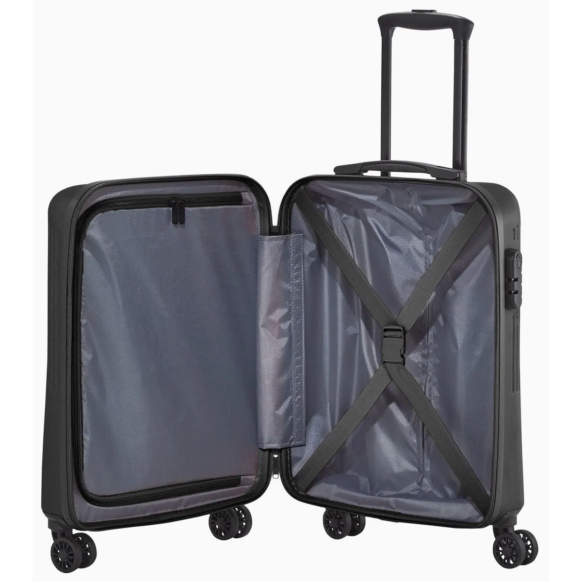 travelite Bali Hartschalen-Trolley, 4 Rollen, TSA-Schloss, robustes Design 2